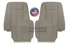 2007 To 2014 Ford Expedition Perforated Leather Seat Replacement Cover Gray