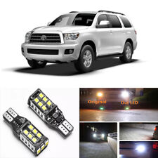2x Hid White 15-smd Led Bulbs For Toyota Sequoia 2001-2020 Backup Reverse Lights