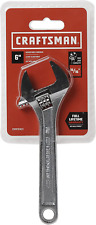 Craftsman Adjustable Crescent Wrench 6-inch All Steel Durable Cmmt81621