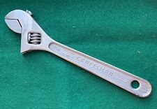 Vtg. Craftsman 8 Adjustable Wrench Circle Y - L4 Made In Usa