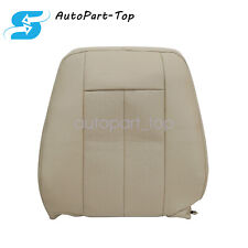 Driver Or Passenger Top Leather Seat Cover Tan Fits 2007-2014 Ford Expedition