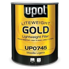U-pol 745 Lightweight Gold Auto Body Filler 3 Liters