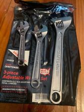 Nos Craftsman 44659 Adjustable Wrench Set 44602 44603 44605 - Very Rare - Usa