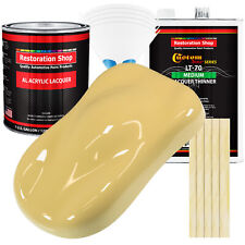 Springtime Yellow Acrylic Lacquer Gallon Auto Paint Kit Medium Thinner