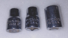 Lot Of 3 Craftsman 8-point 38 Drive Sockets 14 516 38 Made In Usa