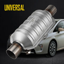 1pcs 2inch Universal Catalytic Converter Inletoutlet High Flow Epa Approved