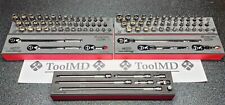 Snap-on Tools Usa New 95pc 14 Drive Metric Sae Red Pro-fi Set 195gss01fr