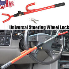 Steering Wheel Lock The Club Twin Hooks Anti Theft Universal Car Van Truck Suv