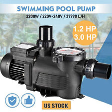 1.2-3.0hp In Ground Pool Pump Stable Flow Pump 52feet Head Lift Limited Warranty
