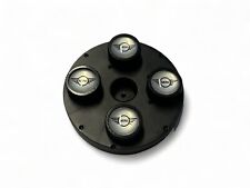 Mini Cooper Emblem Logo Black Valve Stem Caps - Set Of 4 New Oem 36110429653