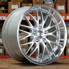 20 Mrr Gt1 Wheels Silver Machined 4inch Deep Lip 20x10 20 5x114.3 Rims Set 4