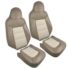 For 03-06 Ford Expedition Eddie Bauer Front 2x Top 2x Bottom Seat Covers