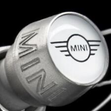 Oem Mini Cooper Valve Stem Mini Wing Logo With Aluminum Finish 36122447403