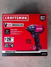 Craftsman V20 Impact Wrench Cordless Brushless 12-inch Tool-only Cmcf920b