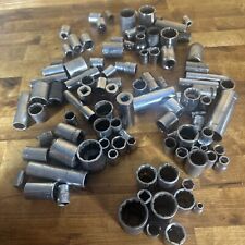 Craftsman Usa Socket Lot Of 105 Pc. Sockets Assorted Sae Mm 14 38 12 Inch