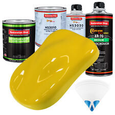 Electric Yellow Premium Quart Kit Low Voc Urethane Basecoat Car Auto Paint Kit
