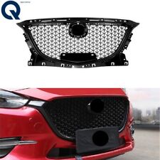 For Mazda 3 Axela 2014 2015 2016 Black Front Upper Grille Honeycomb Style Grill
