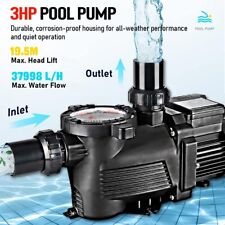 3 Hp High Flo Single Speed Swimming Pool Pump Motor For Hayward Max Lift 63 Ft