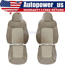 For 2003-2006 Ford Expedition Front Bottom Lean Back Perforated Seat Cover Tan
