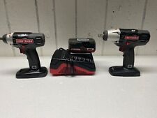 Craftsman 19.2v C3 - 38 12 Impact Wrench W Battery Charger Box 14